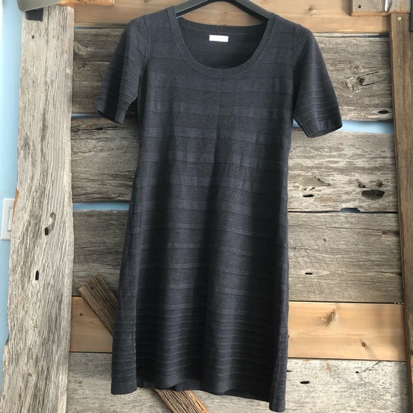 Calvin Klein Dresses & Skirts - Calvin Klein grey knit dress